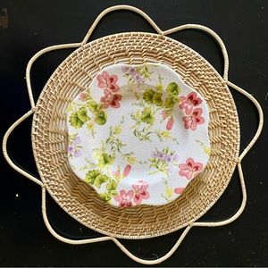 Rattan Charger Plate